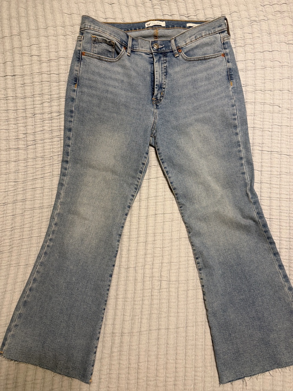 New w/o tags - Jessica Simpson Light Blue Ankle Flare Jeans size 8